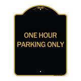 One Hour Parking Only