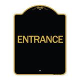 Traffic Entrance Sign Entrance