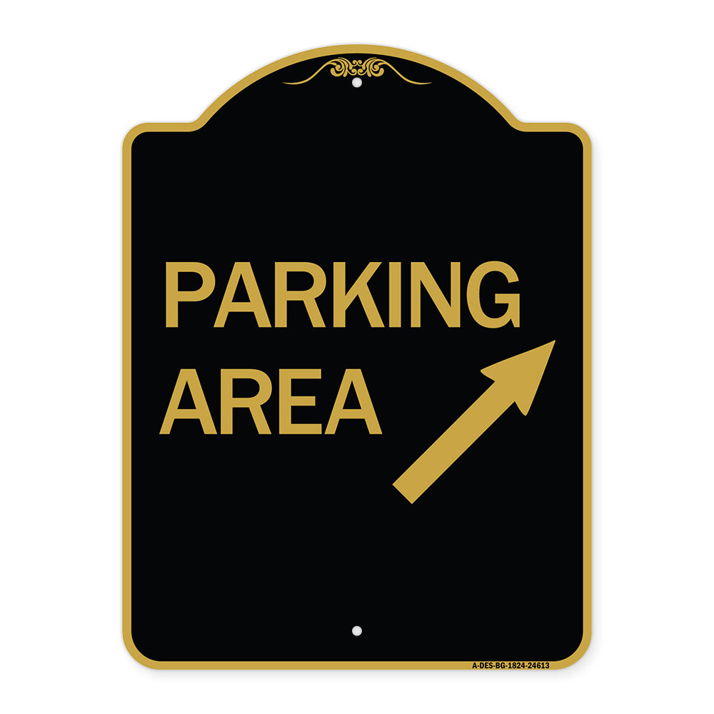 Parking Area (Up Right Arrow Symbol)