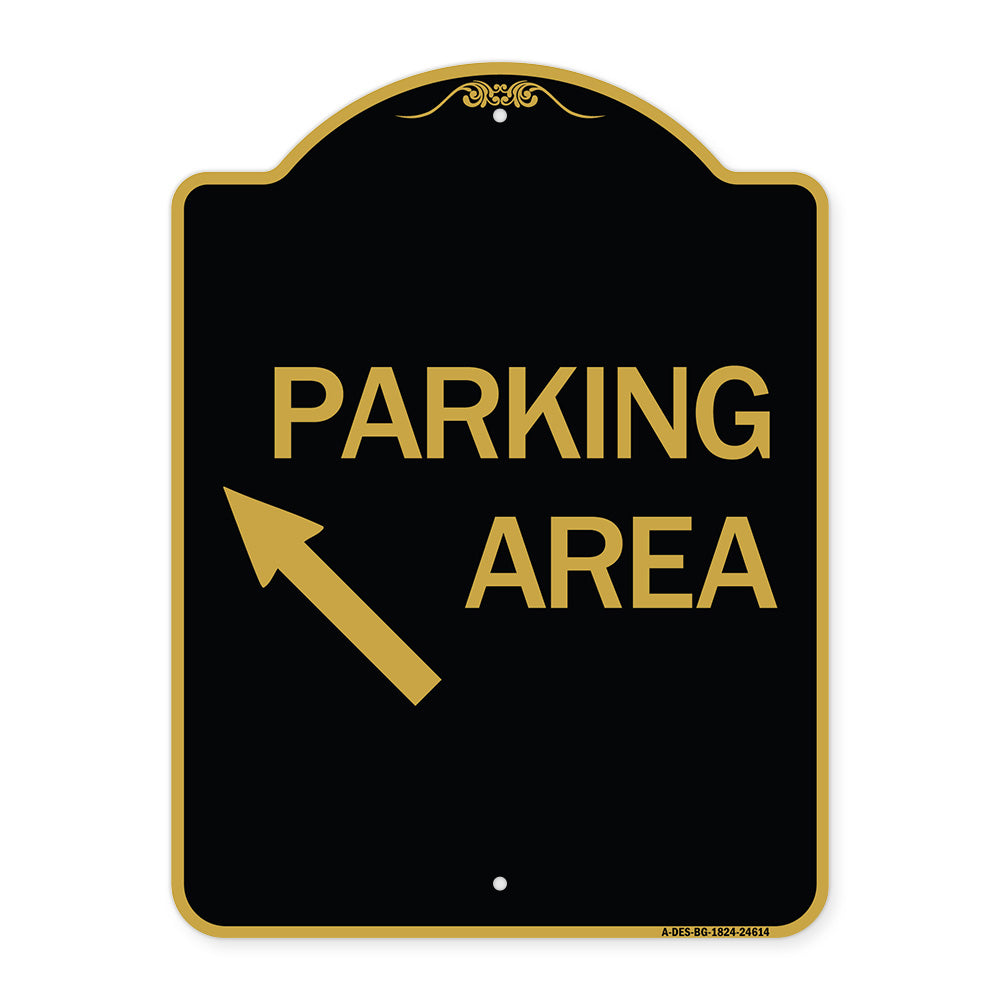 Parking Area (Up Left Arrow Symbol)