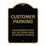 Unauthorized Cars Will Be Towed Away At Owner's Expense