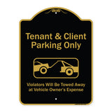 Tenant And Client Parking Only Violators Towed Away With Graphic