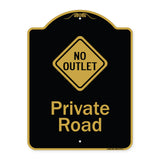 Private Road With No Outlet Symbol