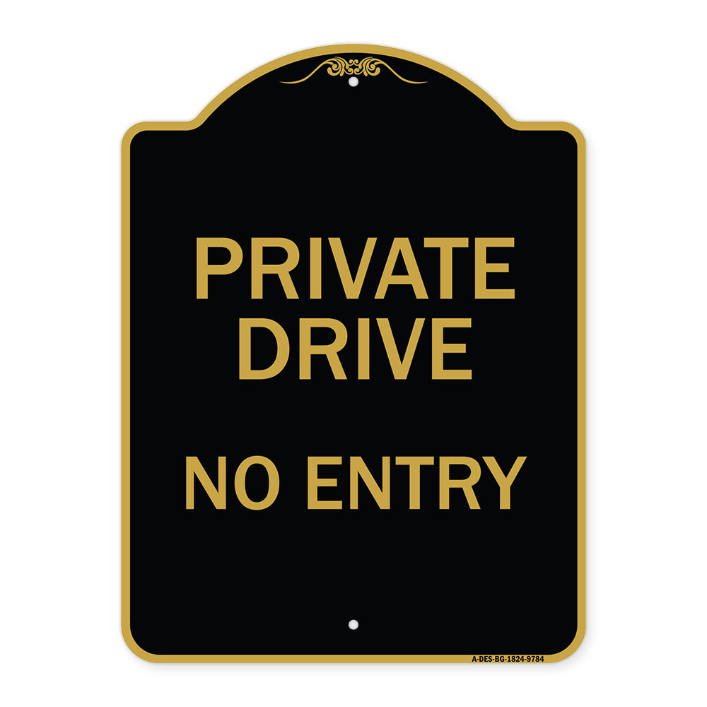 Private Drive No Entry