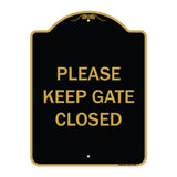 Please Keep Gate Closedplease Keep Gate Closed