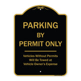 Parking By Permit Only Vehicles Without Permits Towed At Vehicle Owner's Expense