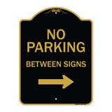 No Parking Between Signs Right