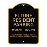 Future Resident Parking 9:00 To 6:00