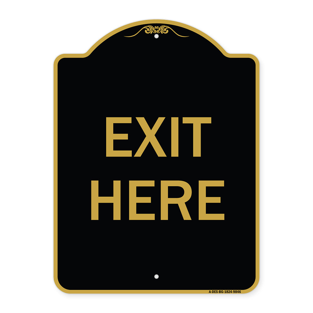 Exit Here