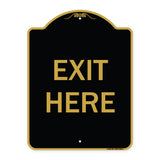 Exit Here