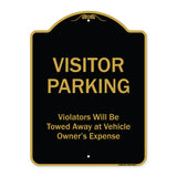 Visitor Parking Violators Will Be Towed Away At Vehicle Owner's Expense