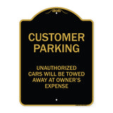 Unauthorized Cars Will Be Towed Away At Owner's Expense