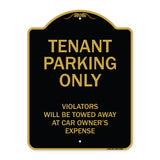 Tenant Parking Only Violators Will Be Towed Away At Car Owner's Expense