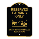 Resident Parking Only Unauthorized Vehicles Towed Away With Graphic