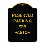 Reserved Parking For Pastor