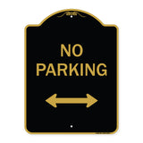 No Parking With Bidirectional Arrow