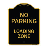 No Parking Loading Zone Sign