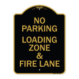 No Parking Loading Zone & Fire Lane