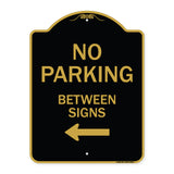 No Parking Between Signs