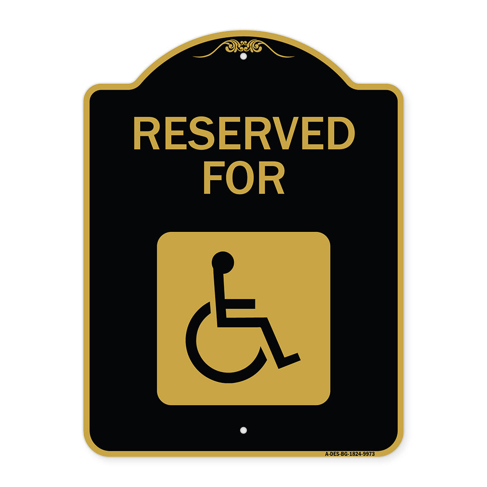 Graphic Handicapped Reserved