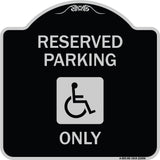 With NY Compliance Reserved Parking Only (With Access Icon)