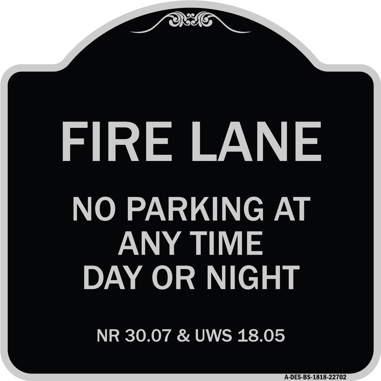 Wisconsin Fire Lane No Parking at Anytime Day or Night
