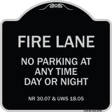 Wisconsin Fire Lane No Parking at Anytime Day or Night