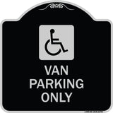 Van Parking Only (With Handicap Symbol)