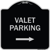 Valet Parking with Right Arrow