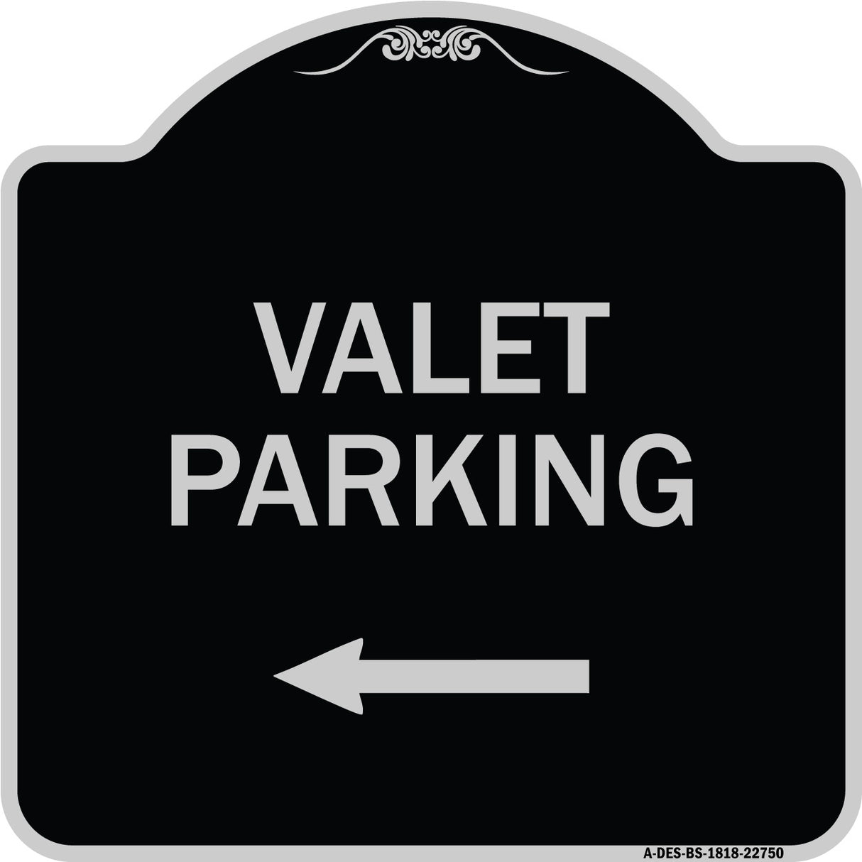 Valet Parking with Left Arrow