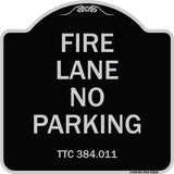 Texas Fire Lane No Parking