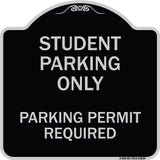 Student Parking Only Parking Permit Required