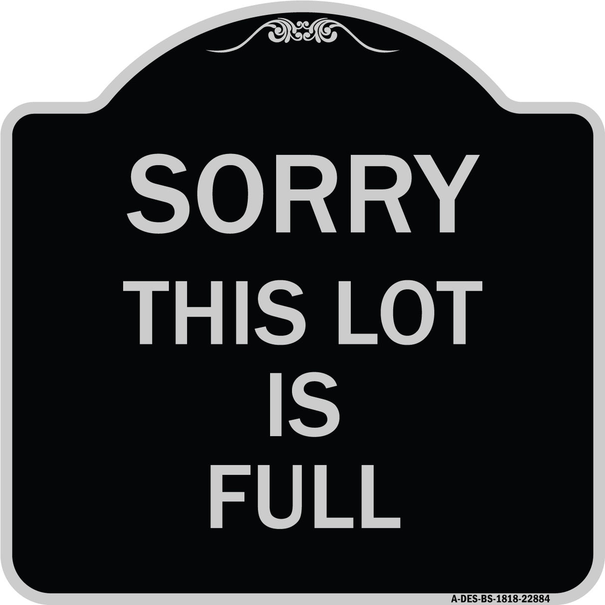 Sorry This Lot Is Full