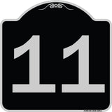 Sign with Number '11