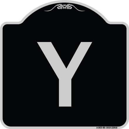 Sign with Letter Y