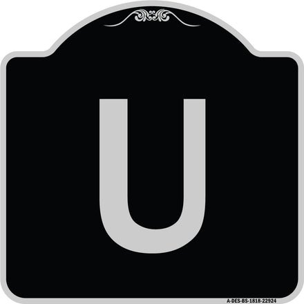 Sign with Letter U