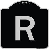 Sign with Letter R