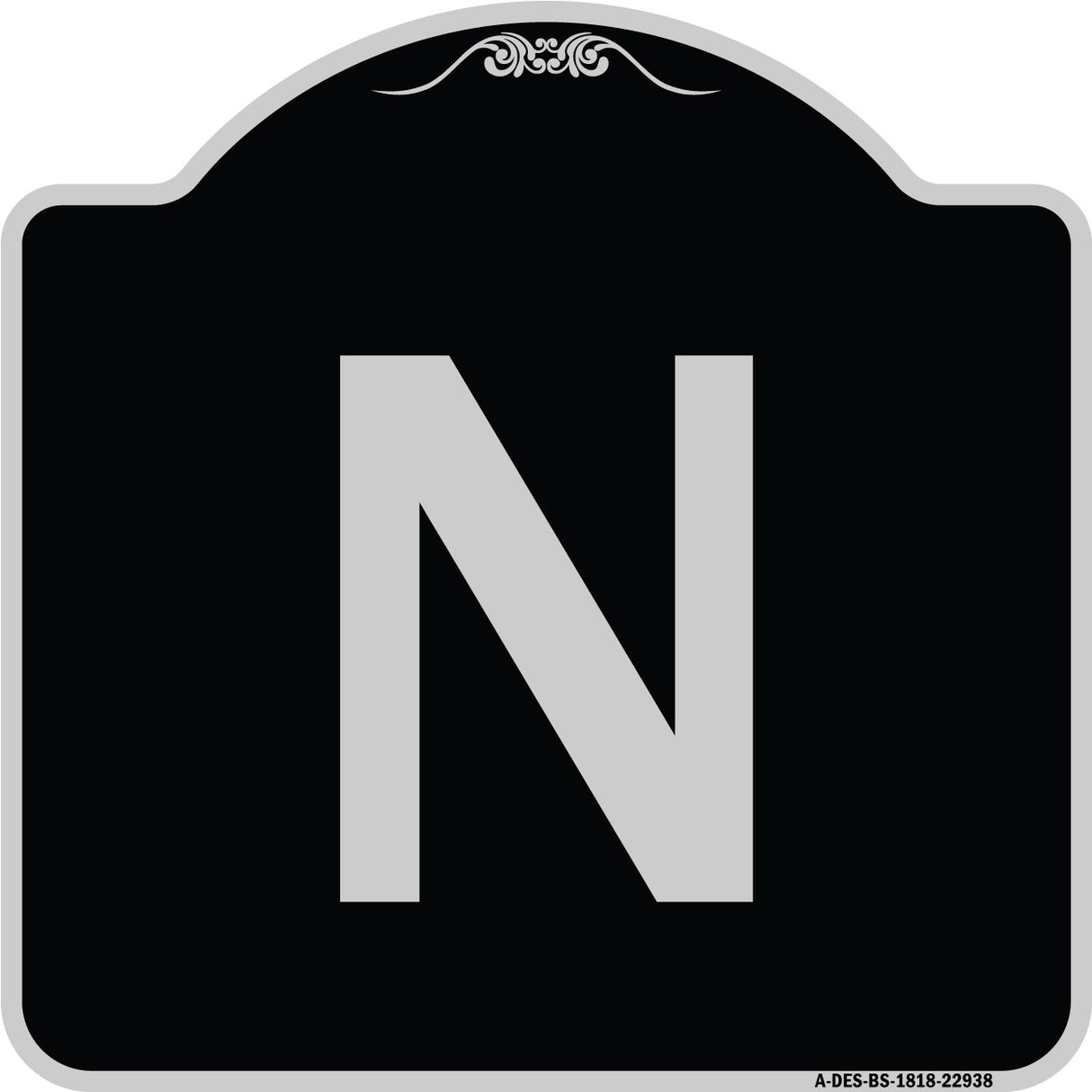 Sign with Letter N