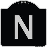 Sign with Letter N