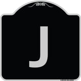 Sign with Letter J