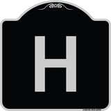 Sign with Letter H