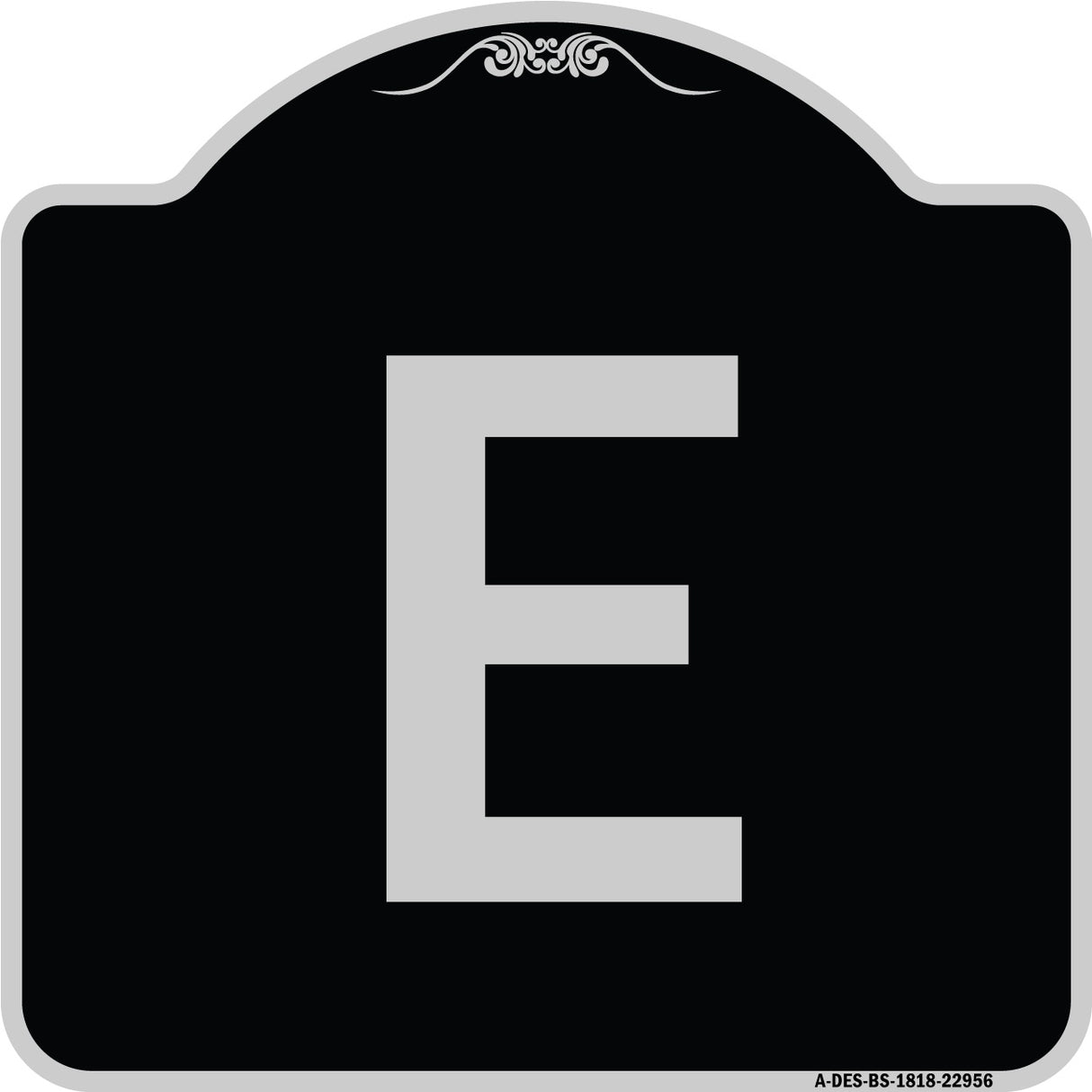 Sign with Letter E