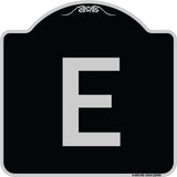 Sign with Letter E