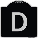Sign with Letter D