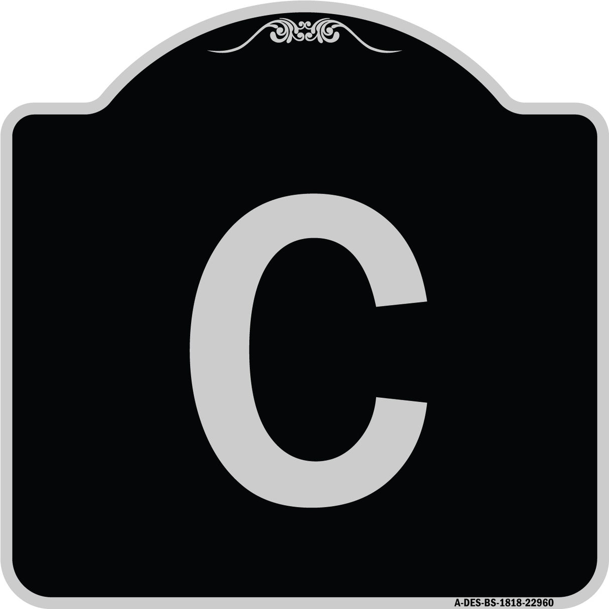 Sign with Letter C