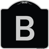 Sign with Letter B