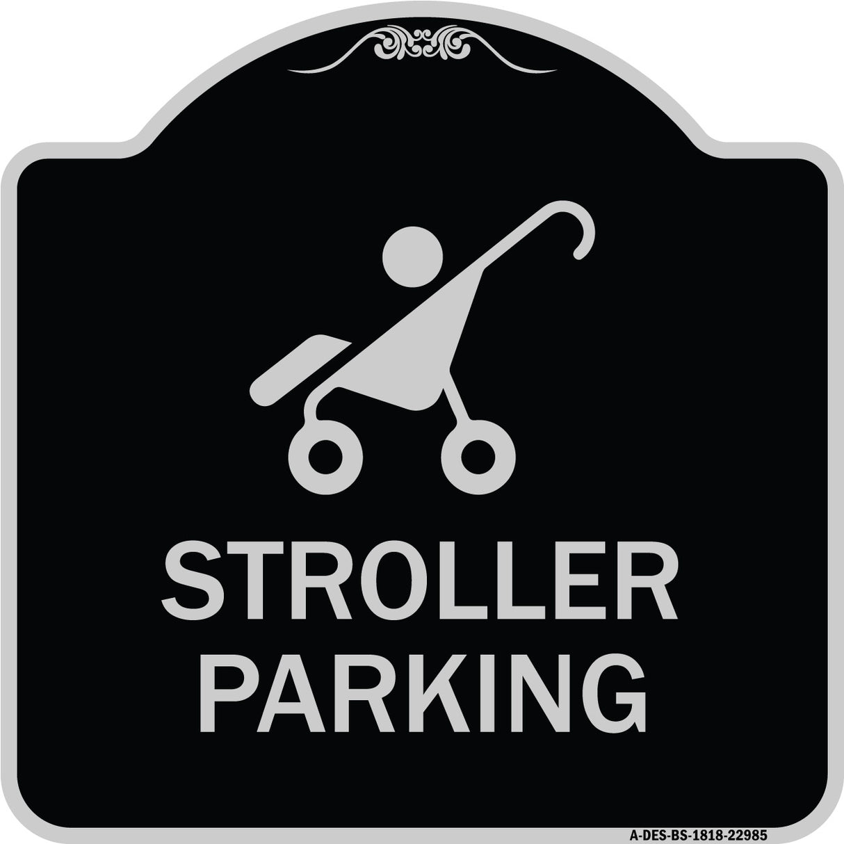 Reserved Stroller Parking (With Graphic)