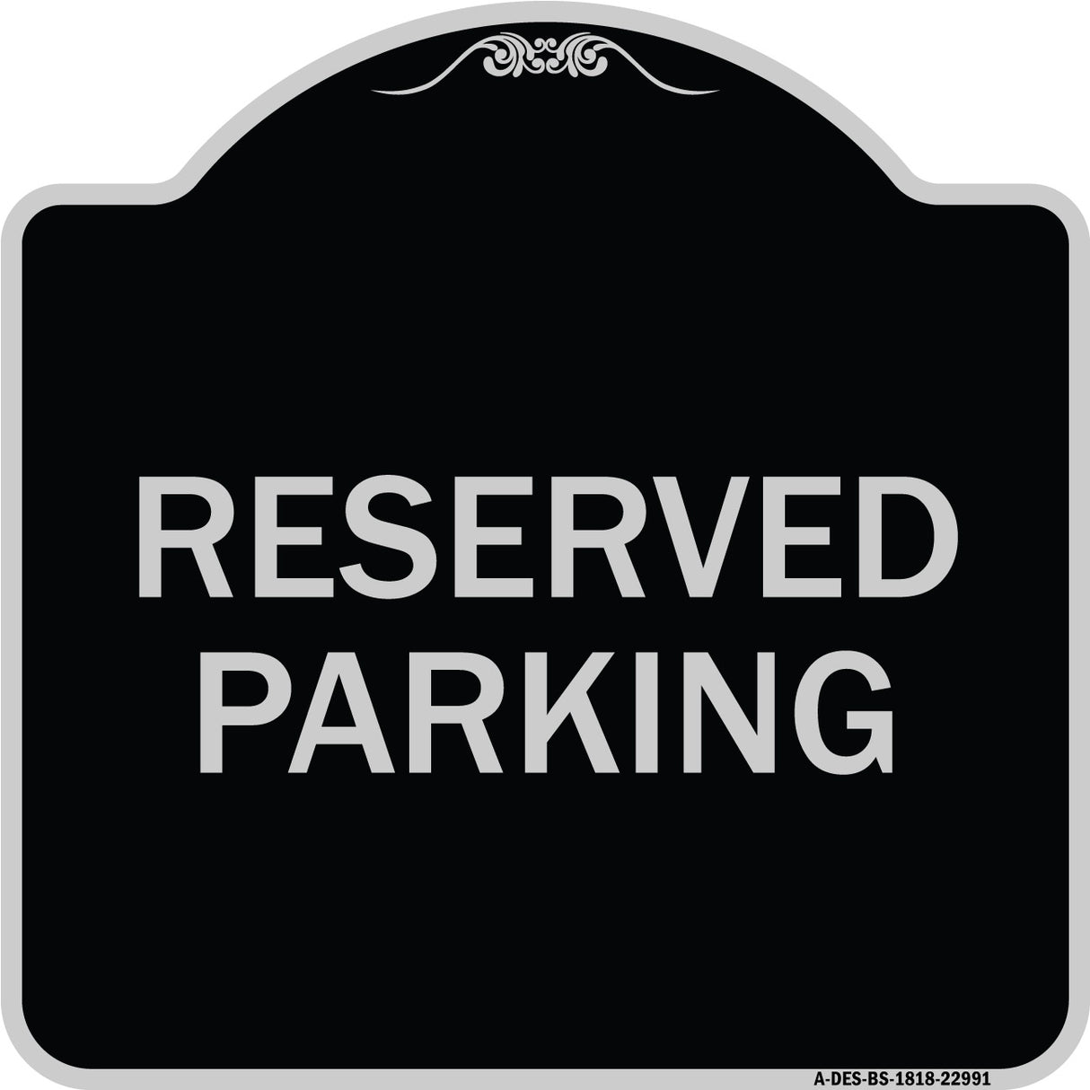 Reserved Parking Bright Yellow
