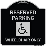 Reserved Parking Wheelchair Only (With Graphic)