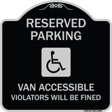 Reserved Parking Van Accessible Violators Will Be Fined (With Graphic)
